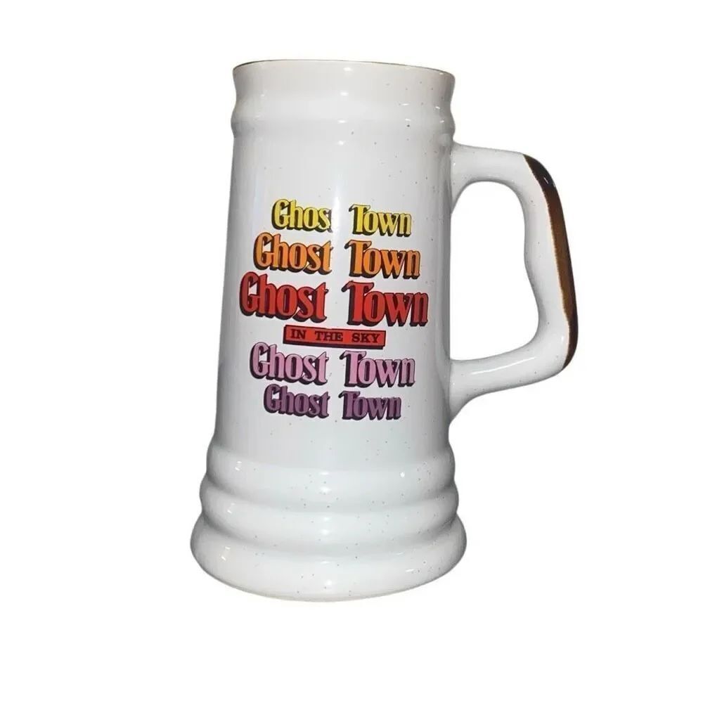 Vintage Defunct Theme Park Ghost Town In The Sky Maggie Valley NC XL Stein